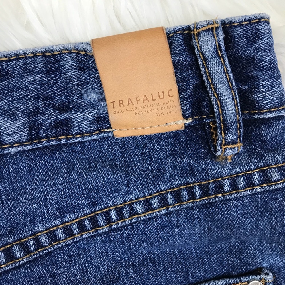Zara Trafaluc Denim Jean Mini Skirt - Picture 4 of 5